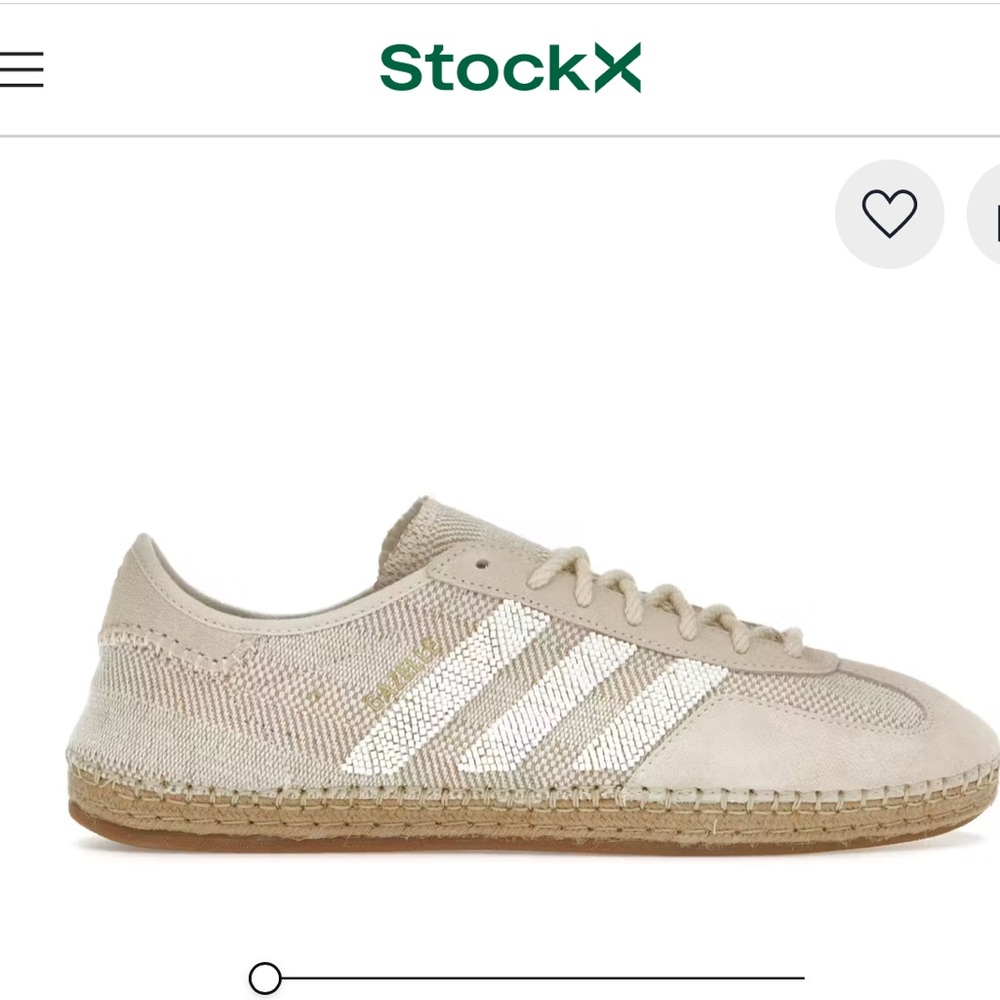 adidas Gazelle
CLOT Halo Ivory men’s 7 women’s